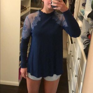 Free people lace long sleeve